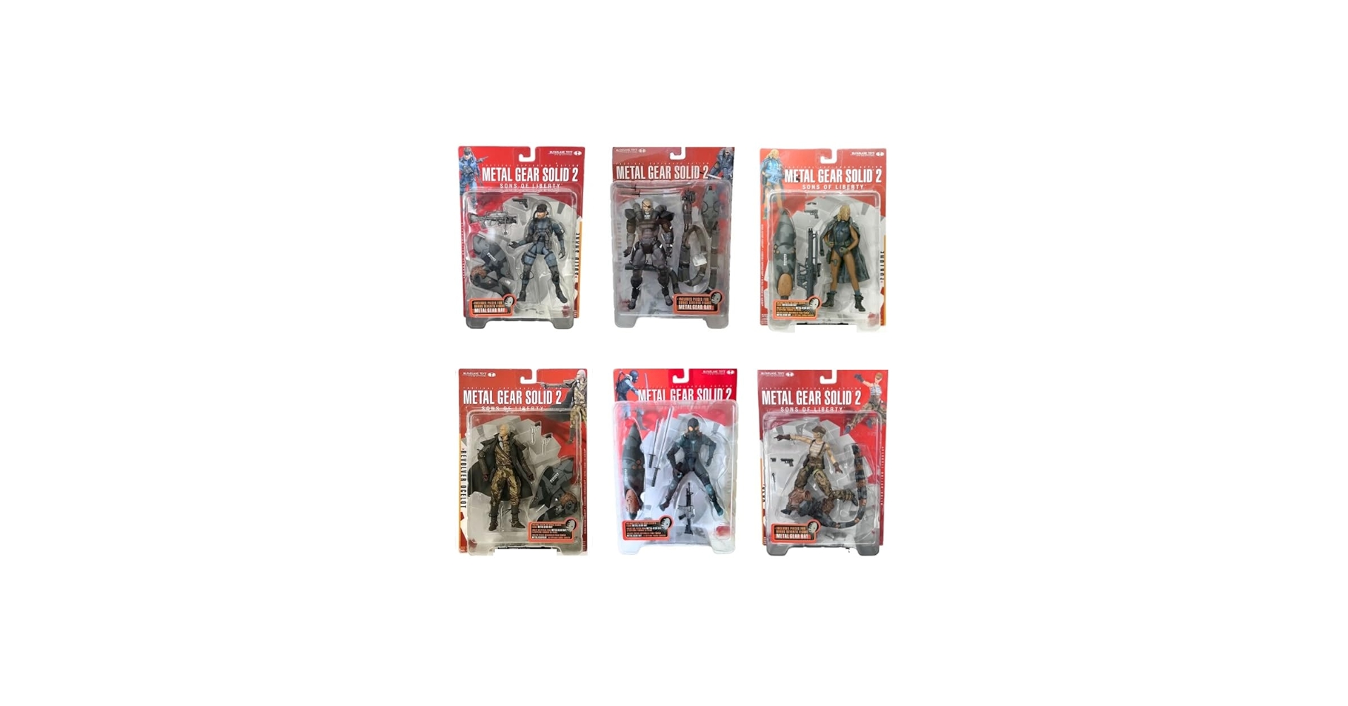 〈未開封〉メタルギアソリッド2　マクファーレントイズ6体セット メタルギアソリッド2 マクファーレントイズ 6体セット - メルカリ